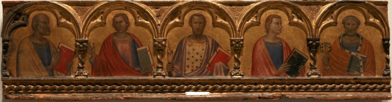 Busts of five Apostles