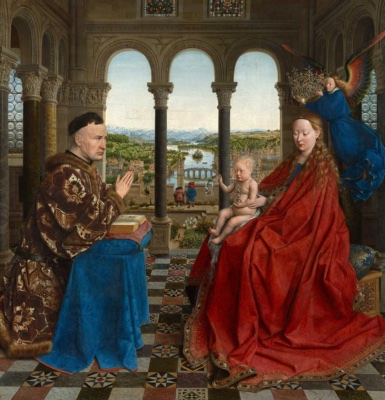 Madonna of Chancellor Rolin, Jan van Eyck