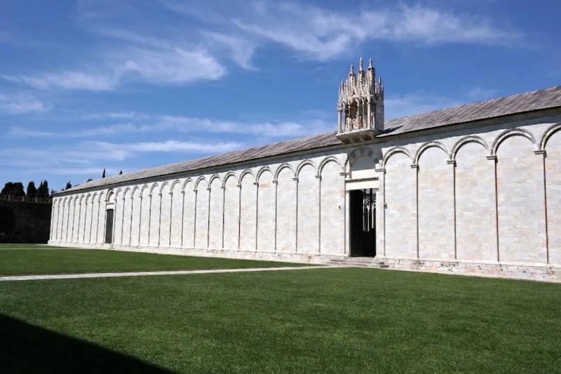 The Façade of the Camposanto Monumentale