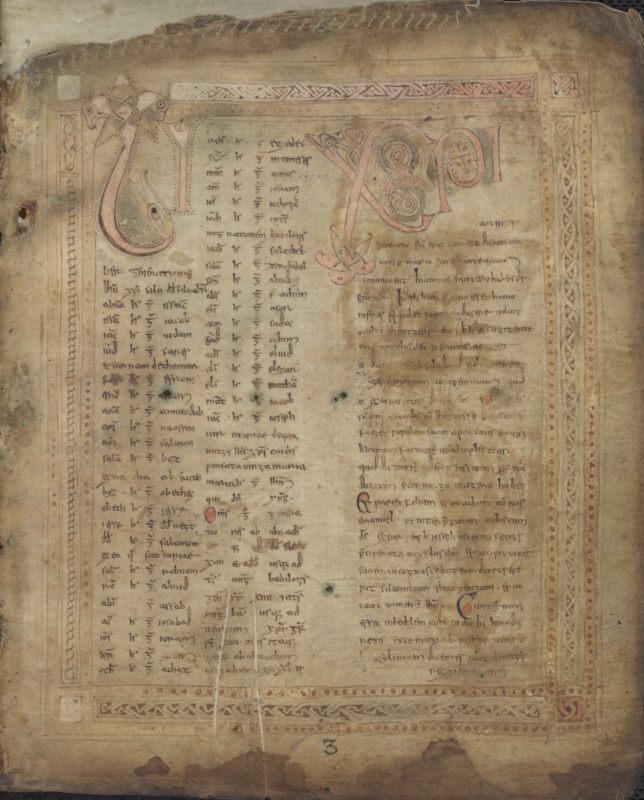 Two Beginnings on One Page: The Incipit of Matthew and the Monogram of Christ