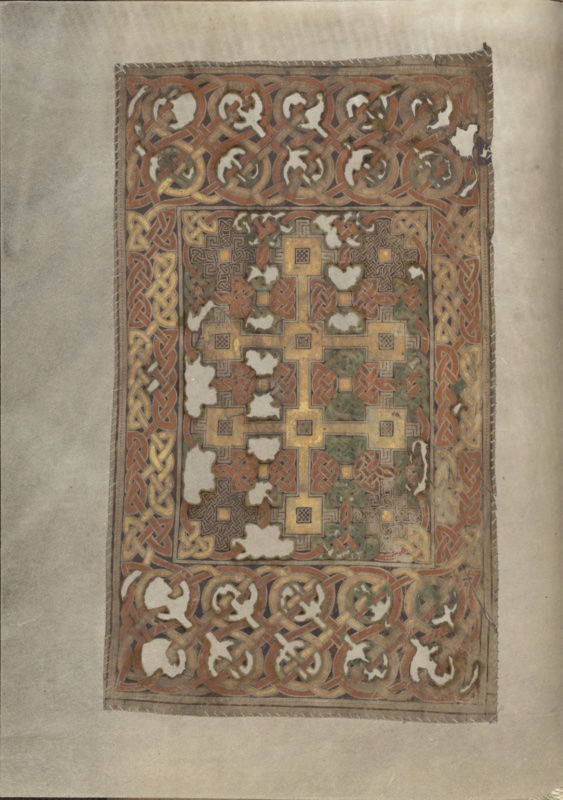 The double-armed cross carpet page