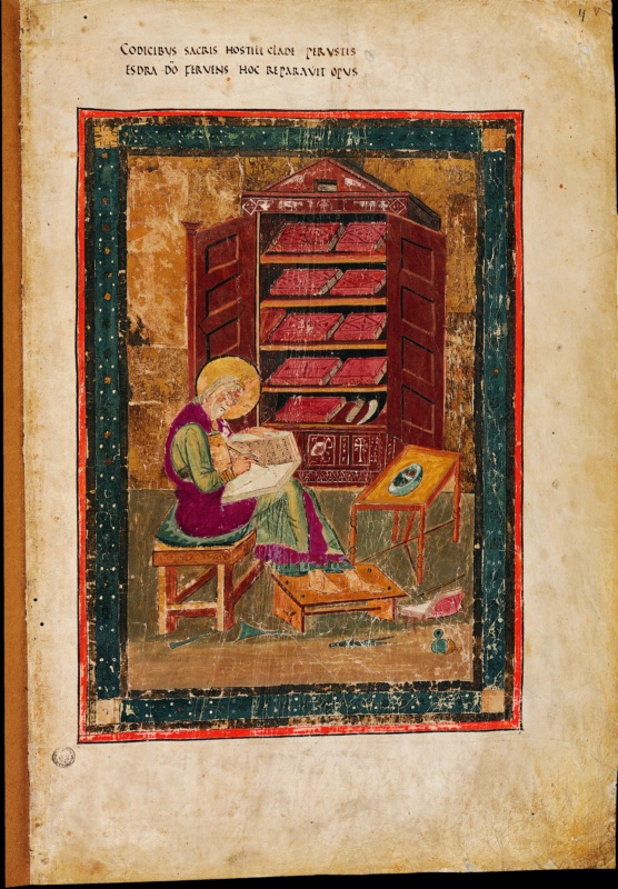 The Ezra Miniature of the Codex Amiatinus and the Earliest Image of a Library