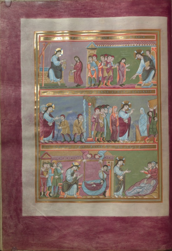 Hic sanatus abiit: Six Miracles and Three Distichs