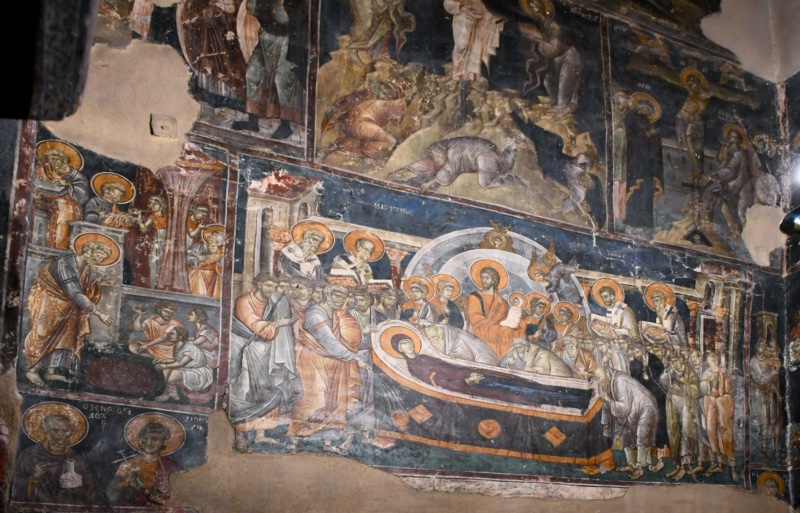 Frescoes in the Church of St. Nicholas Orphanos, Thessaloniki