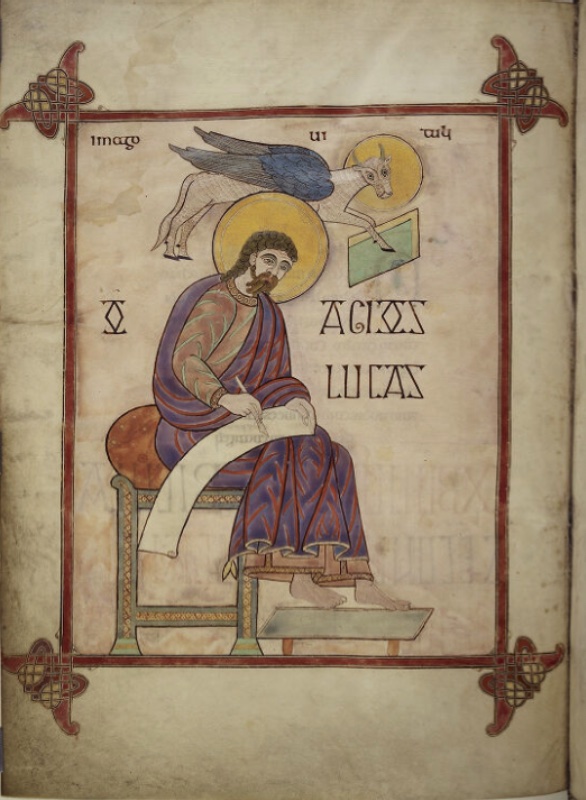 San Luca in Lindisfarne Gospels