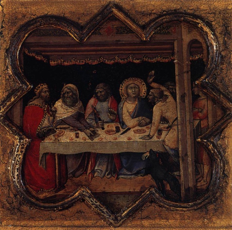 The Cupbearer Strikes Saint Thomas at the Wedding Feast