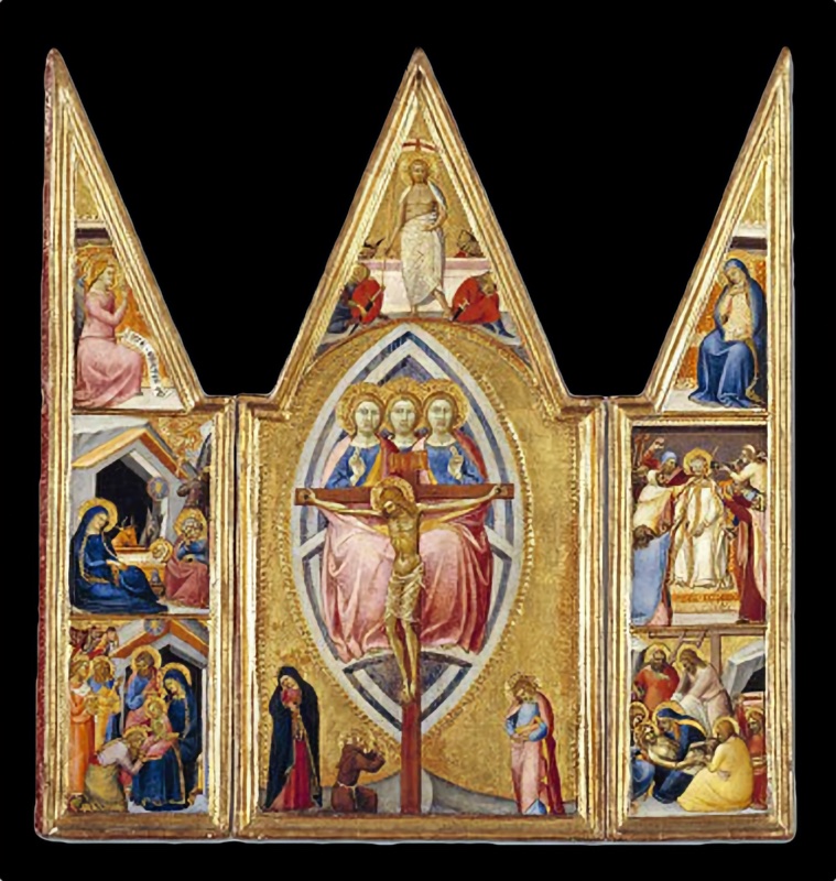 The Trinity and the Crucifixion, with Scenes from the Life of Christ