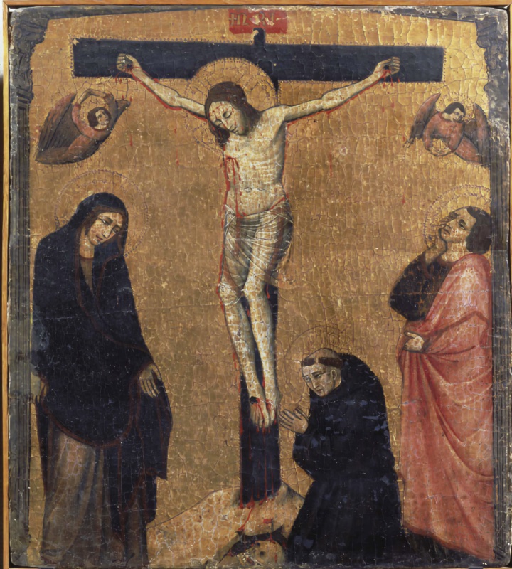 Crucifixion with the Virgin, St John the Evangelist and St Nicholas of Tolentino