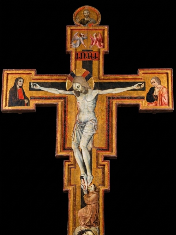 Painted Cross with St. Francis