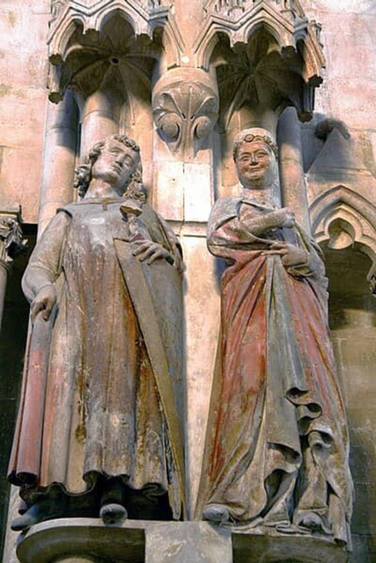 Margrave Hermann I with his wife Reglindis