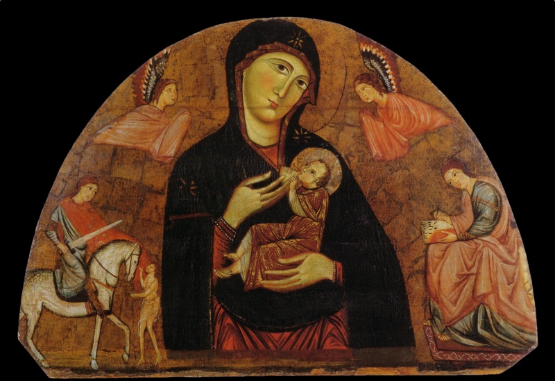Madonna and Child between Saints Martin and John the Evangelist