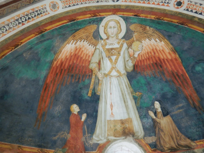 St Michael the Archangel with Two Donors