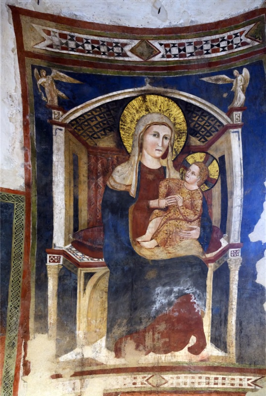 Madonna enthroned with the Child