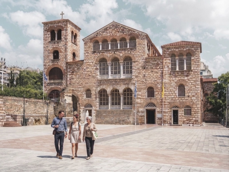 The basilica of Saint Demetrios in Thessaloniki