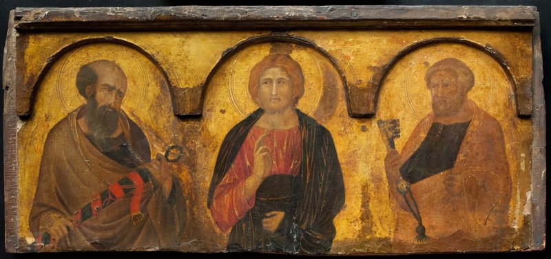 Christ Between Saints Peter and Paul