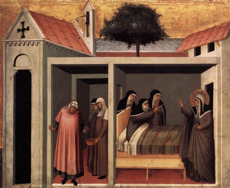 St. Humility heals a sick Nun