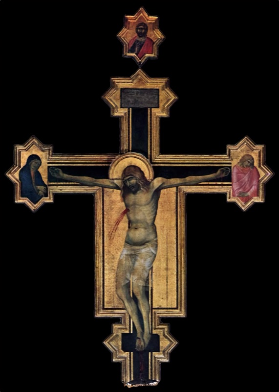 Shaped and Painted Cross