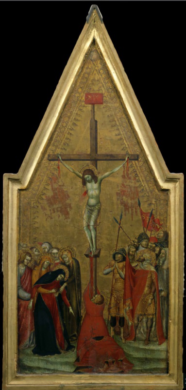 Central compartment of polyptych: Crucifixion