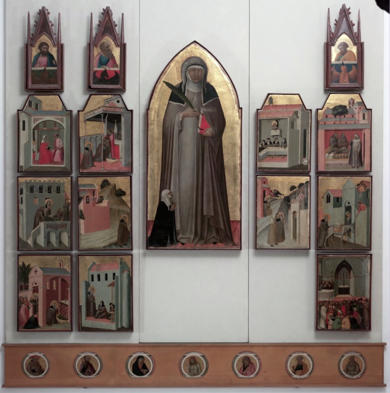 Saint Humility and Scenes from Her Life (Pala della beata Umiltà)