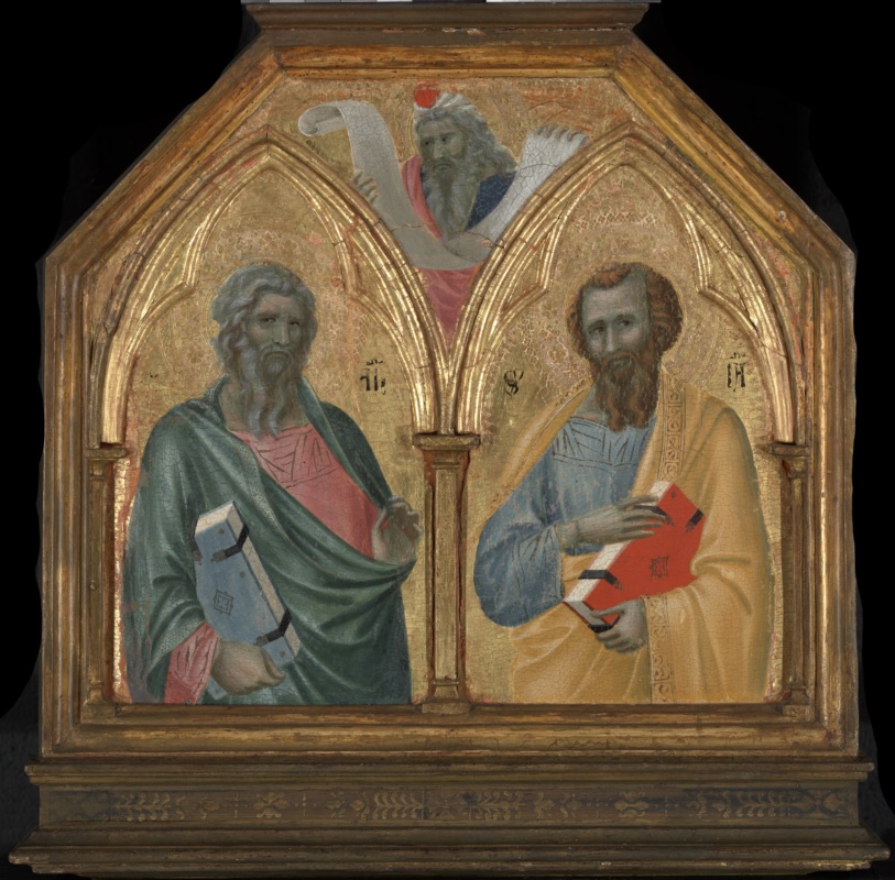 Saints Andrew and James (the Greater / the Lesser), with a Prophet