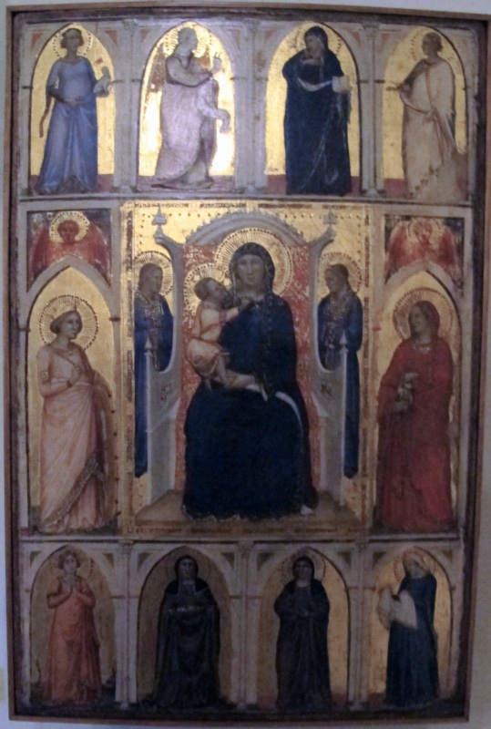 Madonna and Child Enthroned with Angels, the Annunciation and Saints