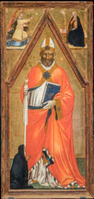 Saint Zanobi with a Devotee and the Annunciation