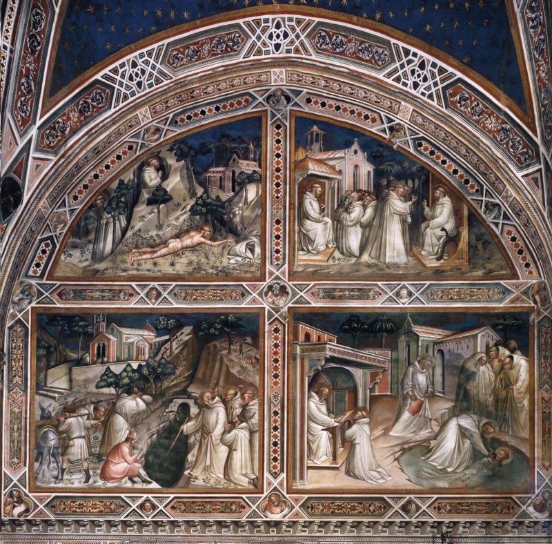 Stories of the life of S. Benedict (north wall)