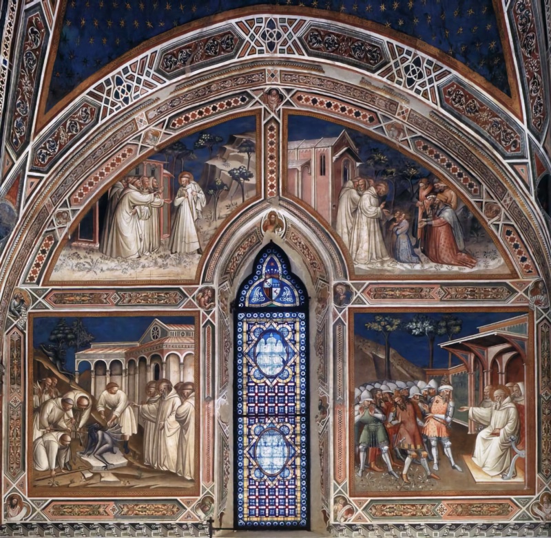 Stories of the life of S. Benedict (east wall)