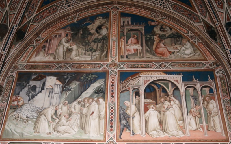 Stories of the life of S. Benedict (west wall)