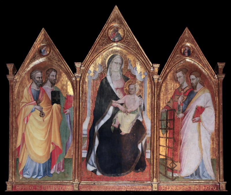 Madonna Enthroned with the Child and Four Saints