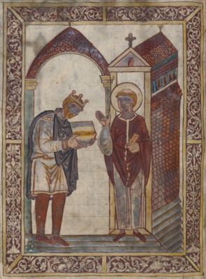 Frontispiece of Bede's Life of St Cuthbert