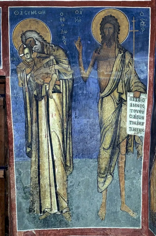 St. Symeon the God-Receiver (Theodochos) and St. John the Baptist (Prodromos)