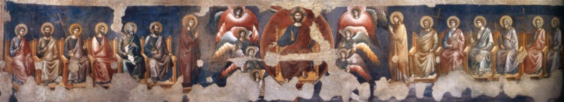Giudizio Universale fresco by Pietro Cavallini